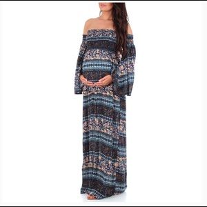 Mother Bee Maxi Maternity Dress